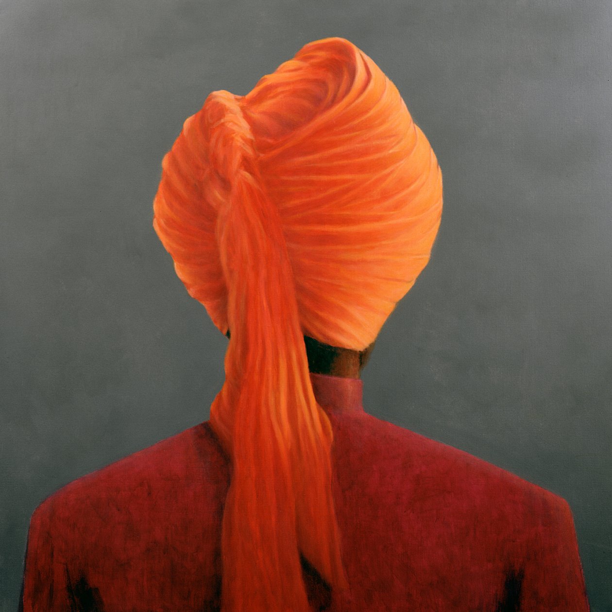 Turbante arancione da Lincoln Seligman