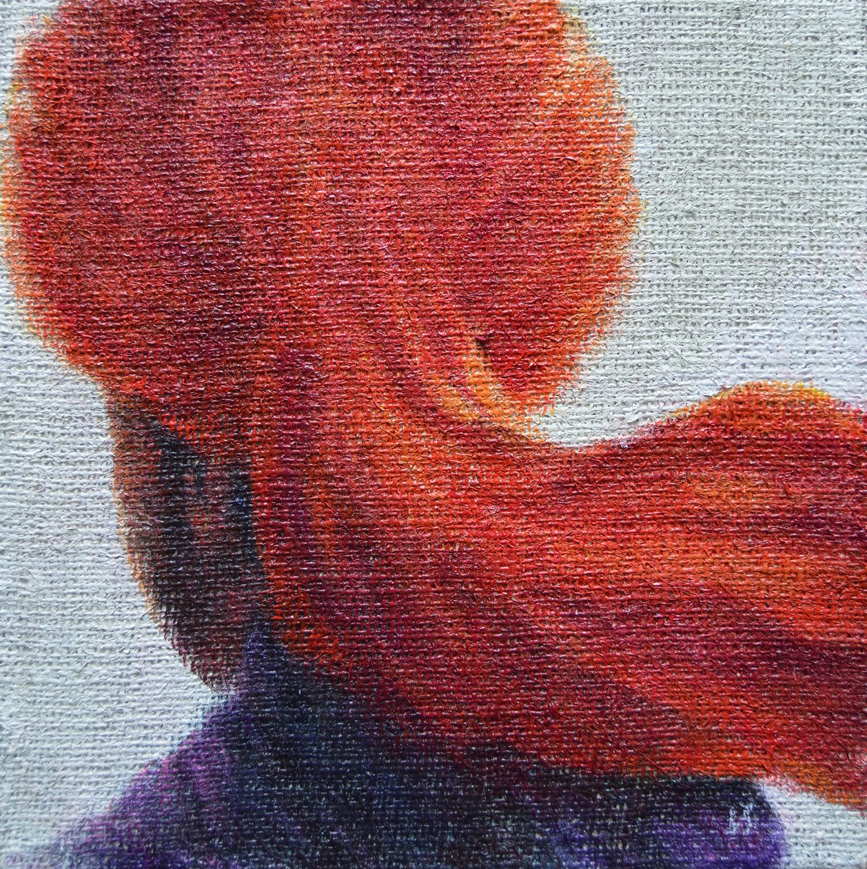 Turbante Arancione su Iuta da Lincoln Seligman