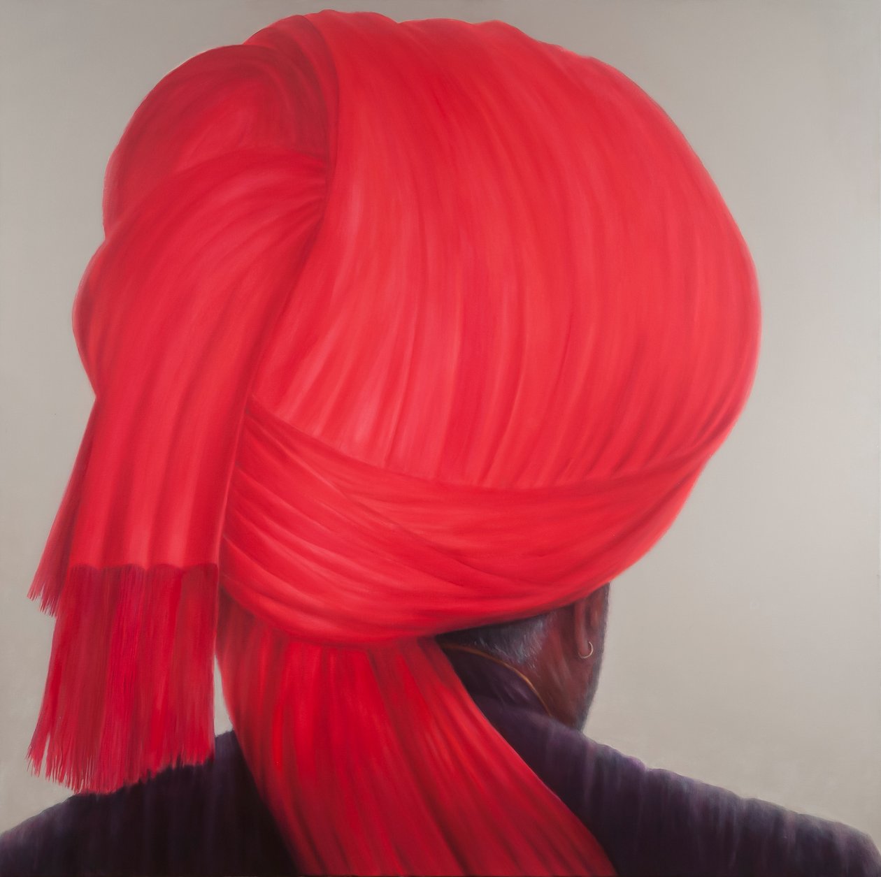Turbante rosso, 2012 da Lincoln Seligman