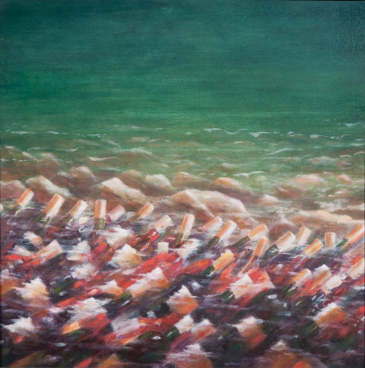 Rosso e rosa che si raffreddano, 2012 da Lincoln Seligman