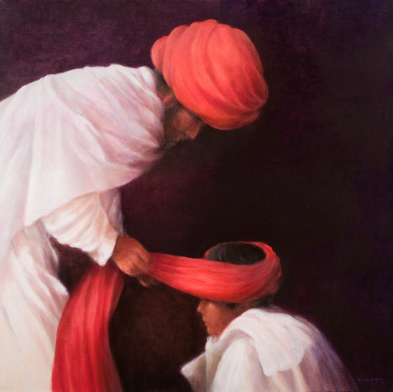 Legare un turbante, 2010 da Lincoln Seligman