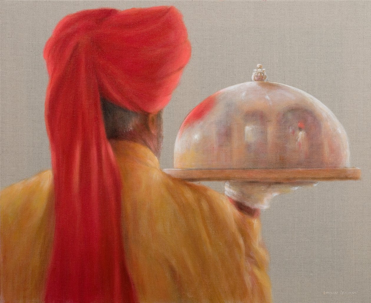 Cameriere, Palazzo Rambagh, 2010 da Lincoln Seligman