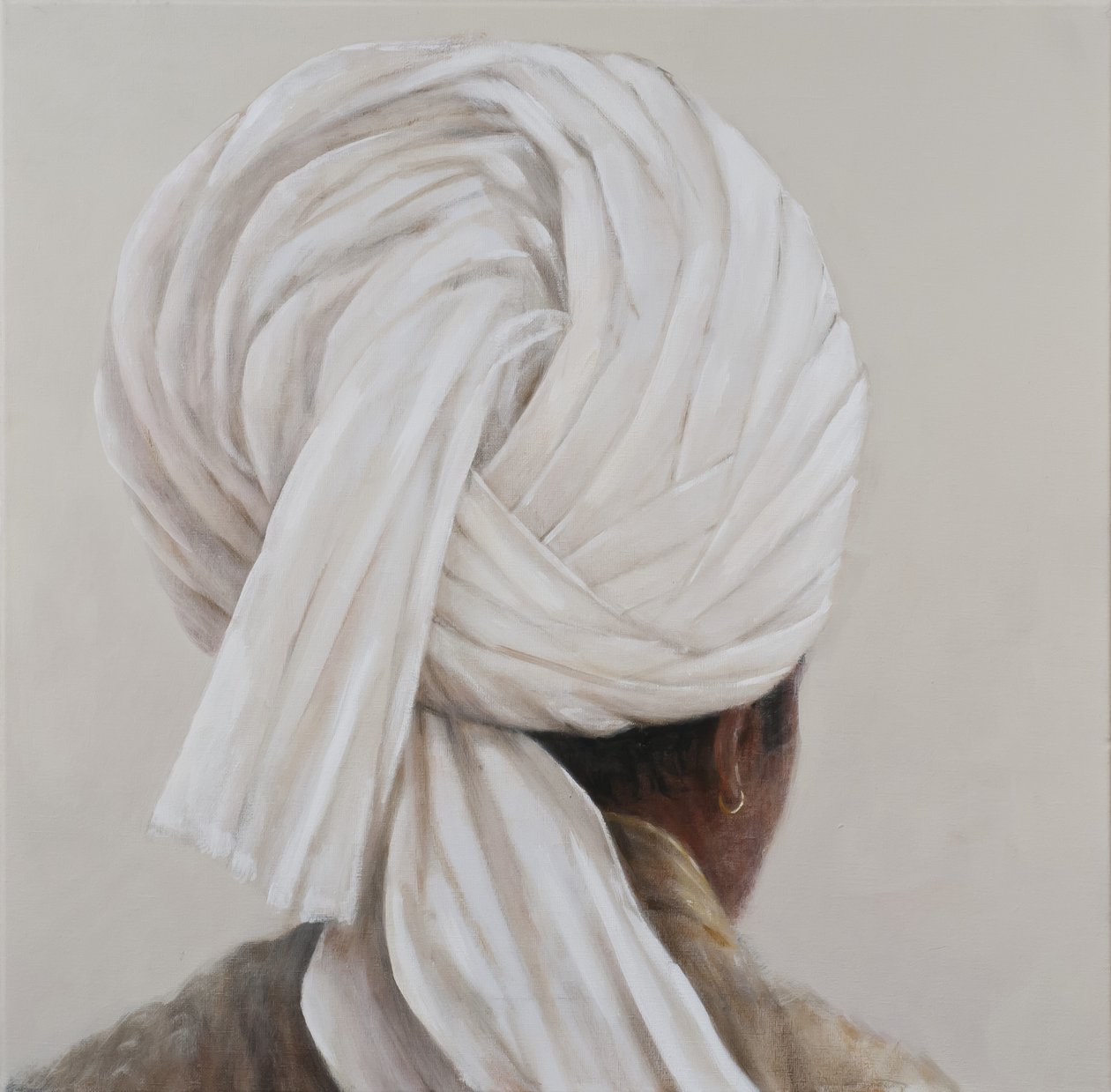 Turbante bianco, 2014 da Lincoln Seligman
