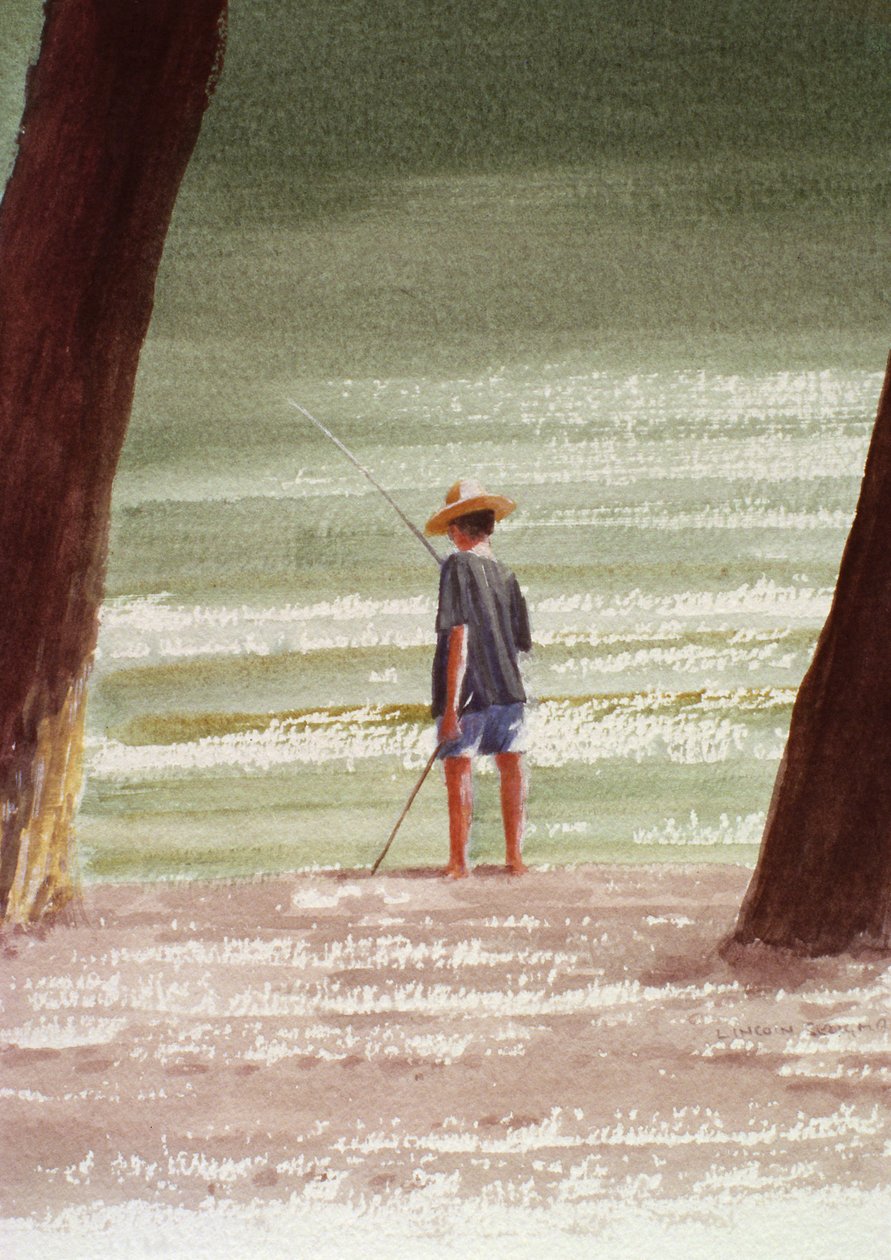 Henry che pesca, 1990 da Lincoln Seligman