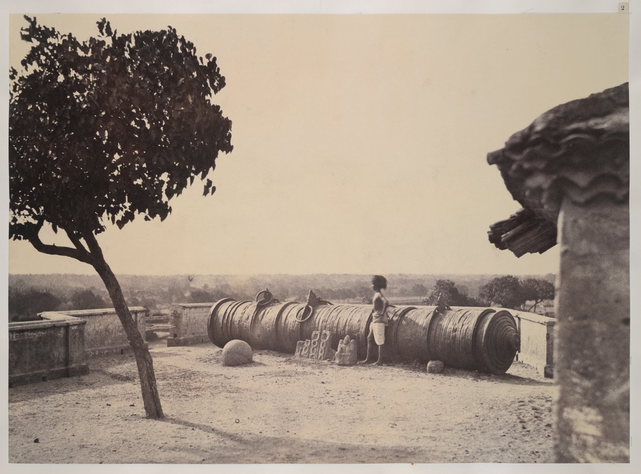 Il cannone mostruoso di Tanjore, da 