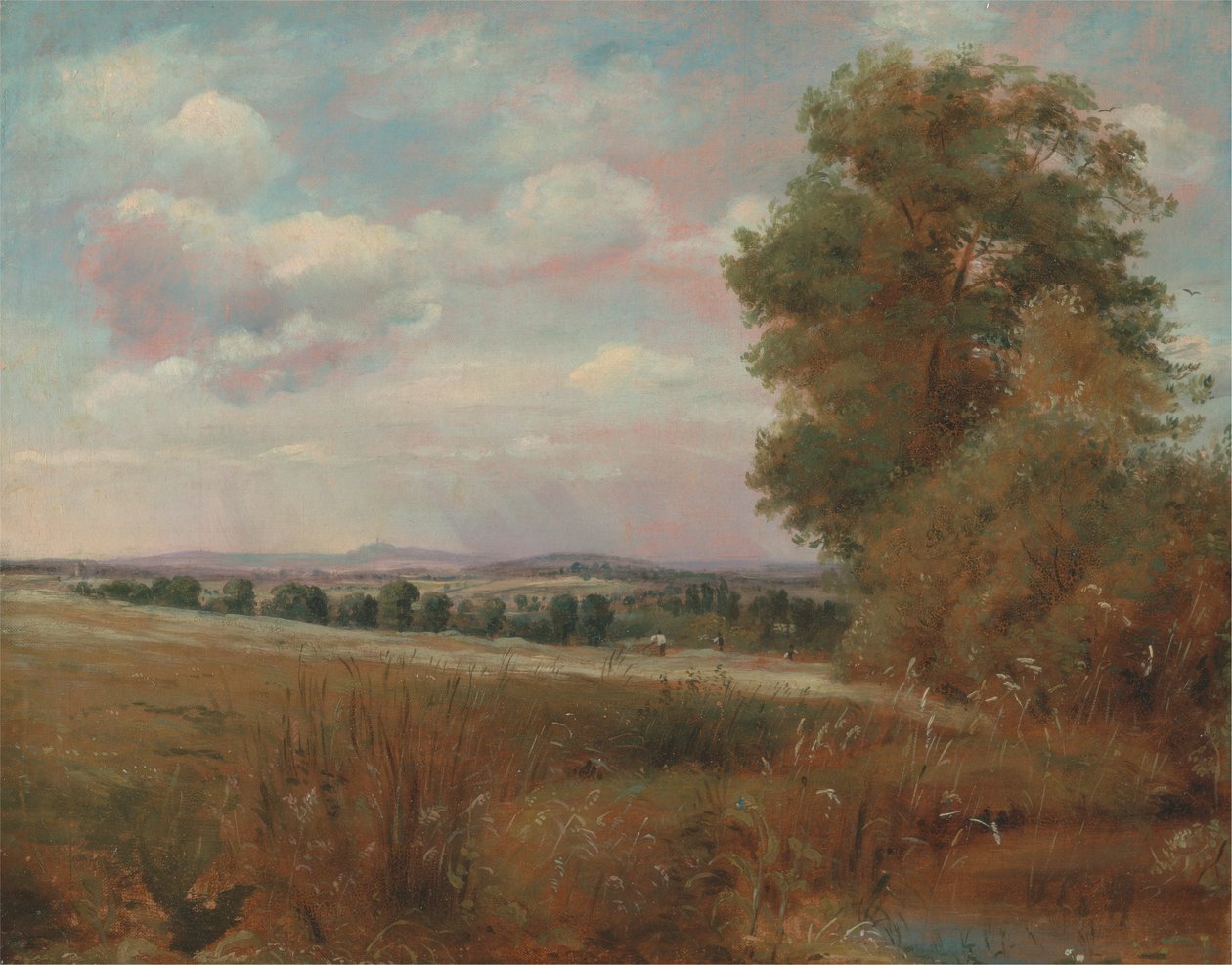 Paesaggio a Hampstead, con Harrow in lontananza da Lionel Constable