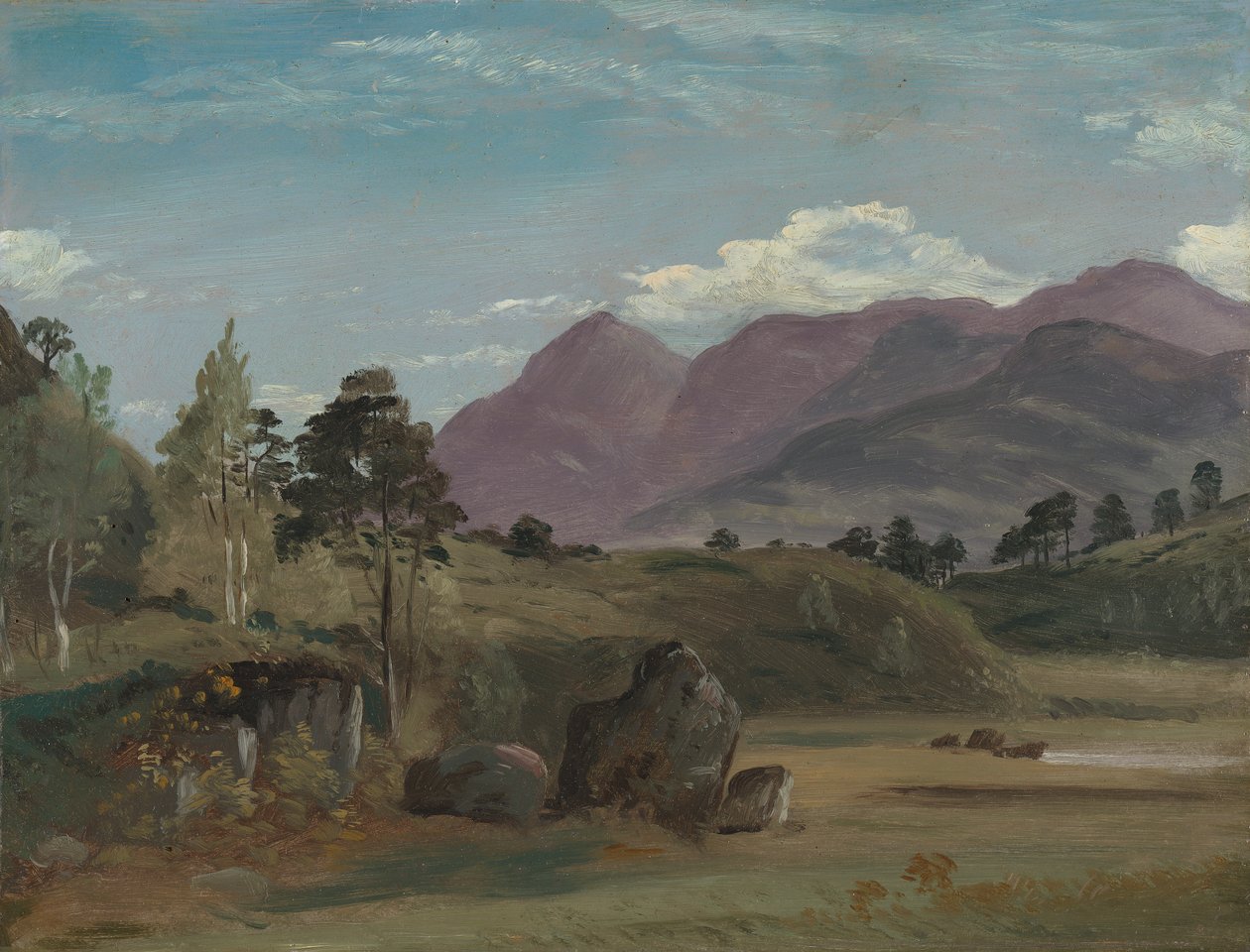 Paesaggio montano, possibilmente nel Lake District da Lionel Constable