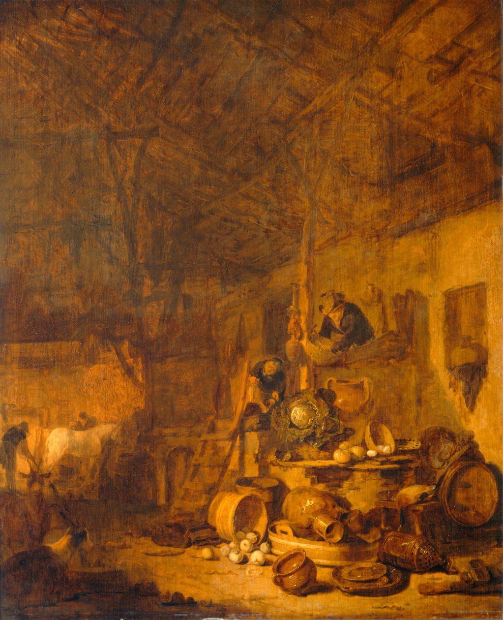 Interno del fienile ... da Lionel Hamilton Renwick
