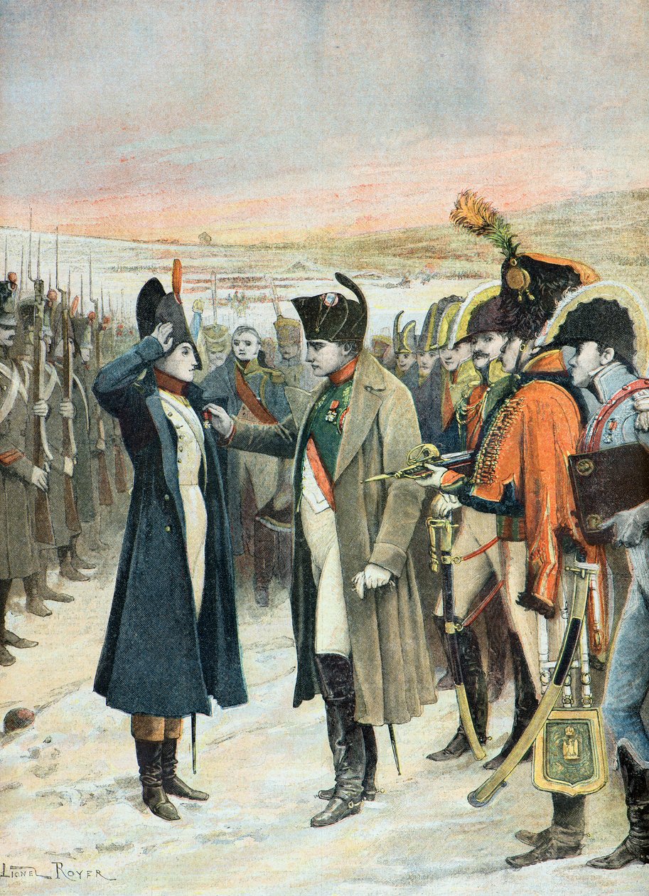 Napoleone decora Marie Jeanne Schellinck nel 1808 da Lionel Noel Royer