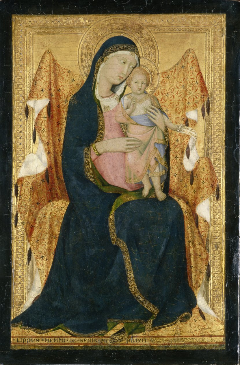 Madonna in trono con Bambino da Lippo Memmi