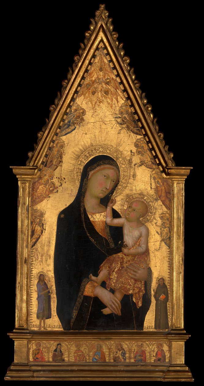 Madonna col Bambino con Santi e Angeli da Lippo Memmi