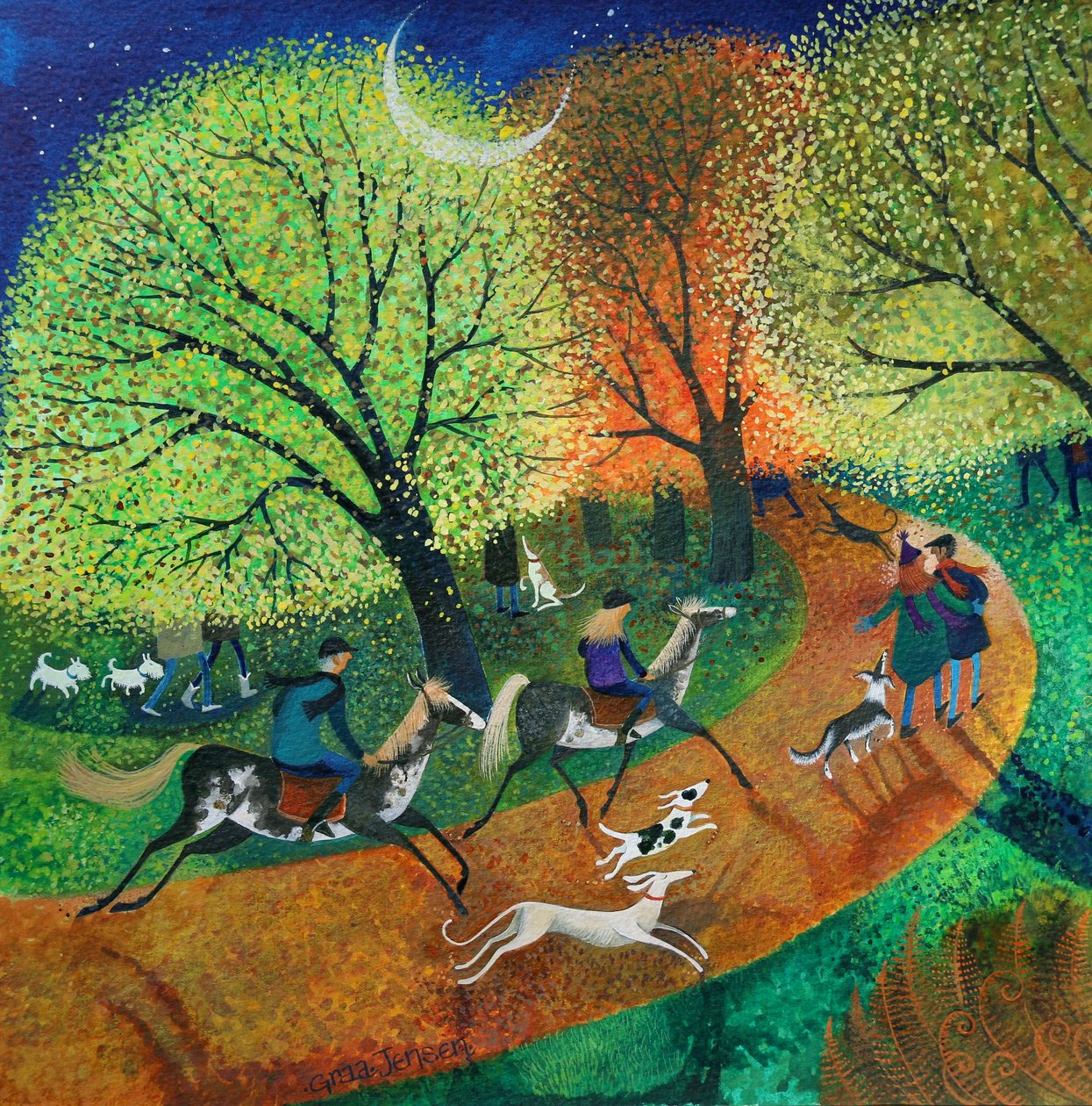 Cavalcata serale, 2018 da Lisa Graa Jensen