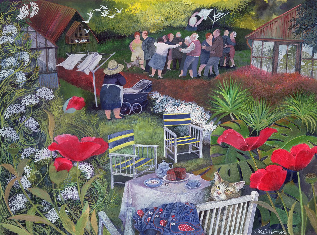 Festa di sorveglianza del vicinato, 1995 da Lisa Graa Jensen