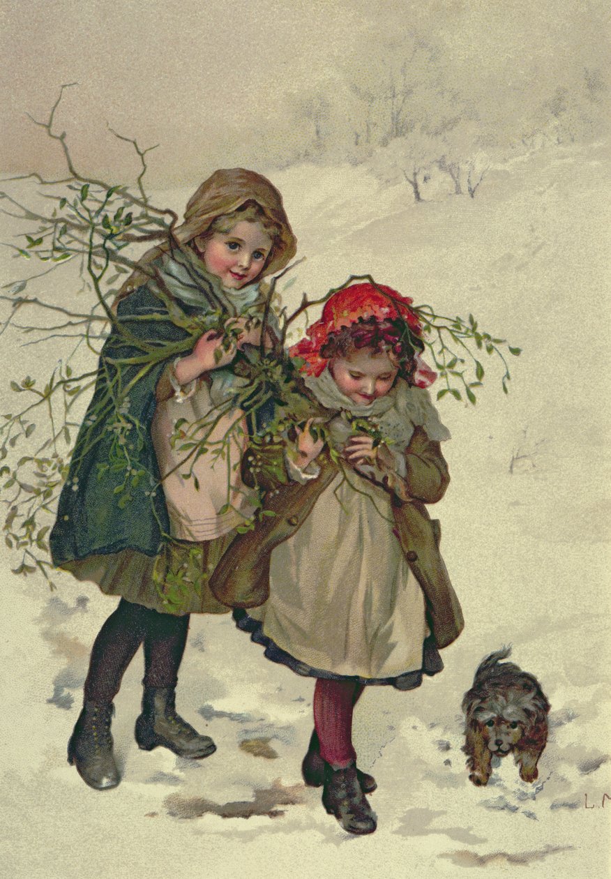 Illustrazione da Christmas Tree Fairy, pub. 1886 da Lizzie Mack