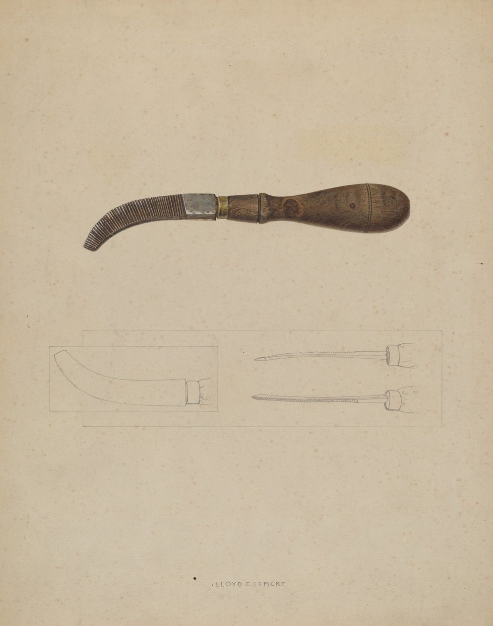 Lima di legno da Lloyd Charles Lemcke