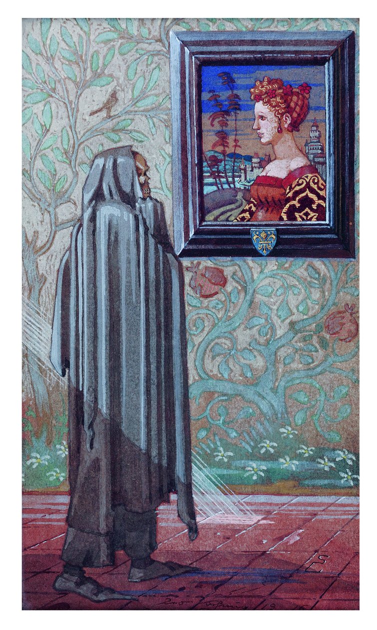 La ragazza e la morte, 1916 da Léo Schnug