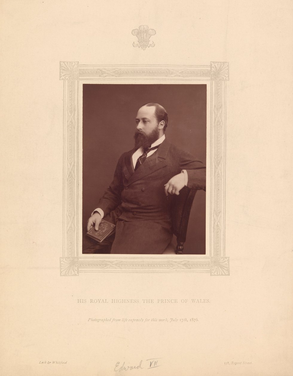 Sua Altezza Reale il Principe di Galles (Edoardo VII) da Lock and Whitfield