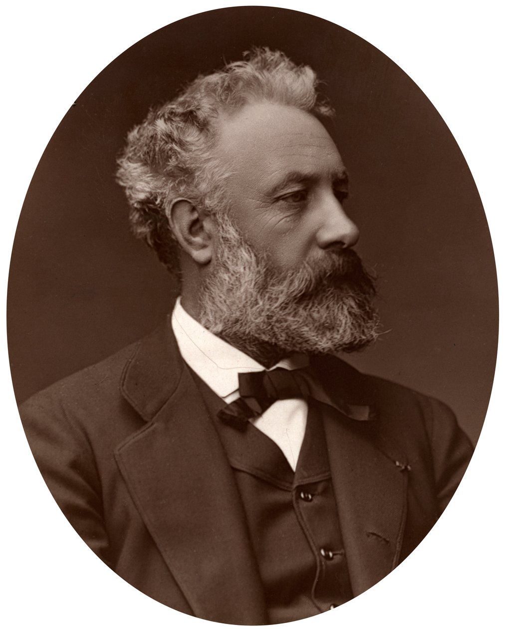 Jules Verne, romanziere francese, 1877 da Lock and Whitfield