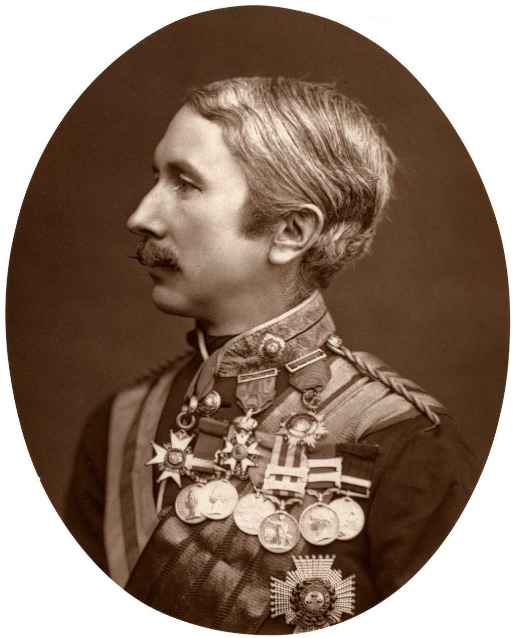 Sir Garnet Wolseley, generale maggiore, soldato britannico, 1876 da Lock and Whitfield
