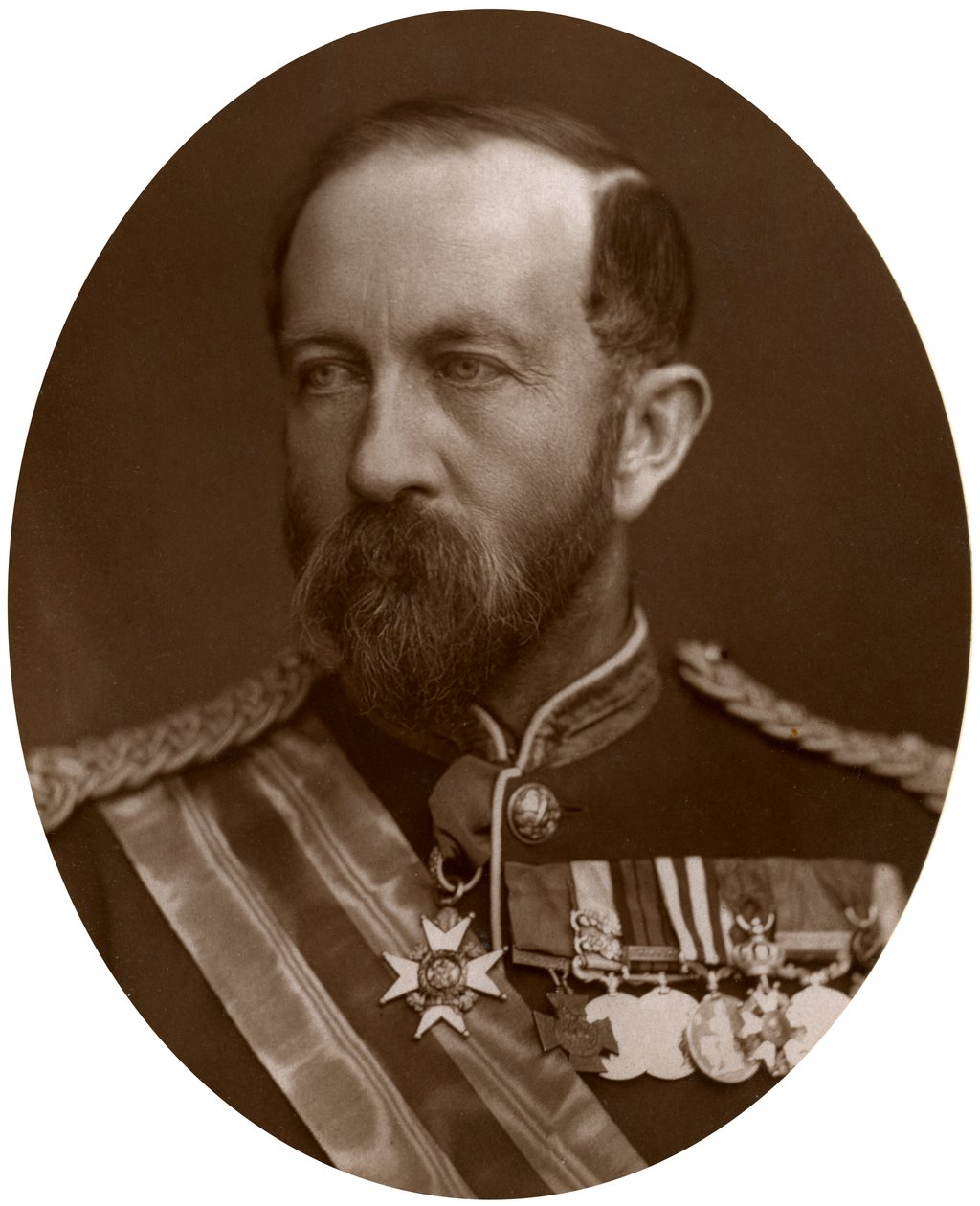 Maggior Generale Sir Henry Evelyn Wood, VC, KCB, soldato britannico, 1883 da Lock and Whitfield
