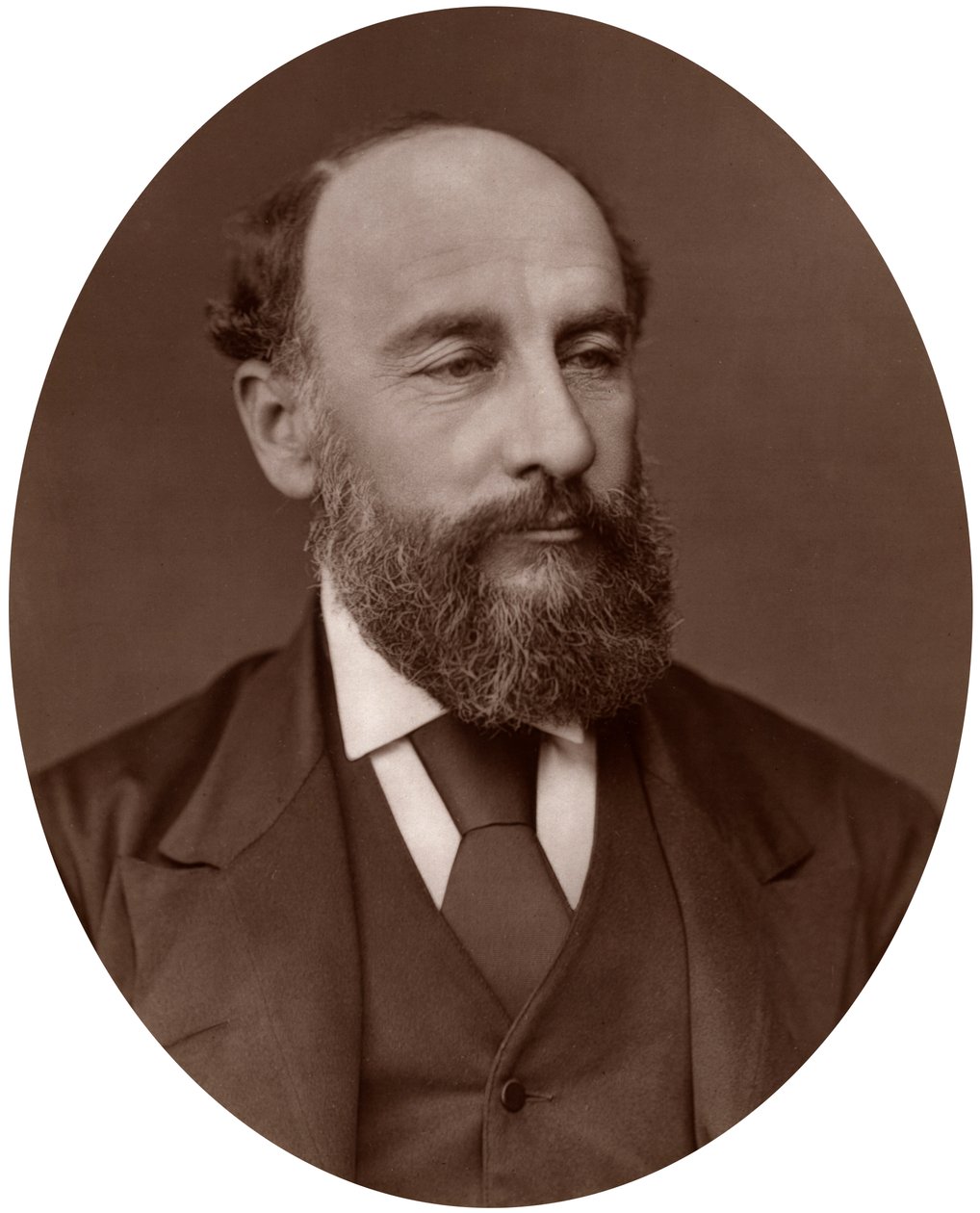 Sir George Strong Nares, esploratore artico, 1878 da Lock and Whitfield