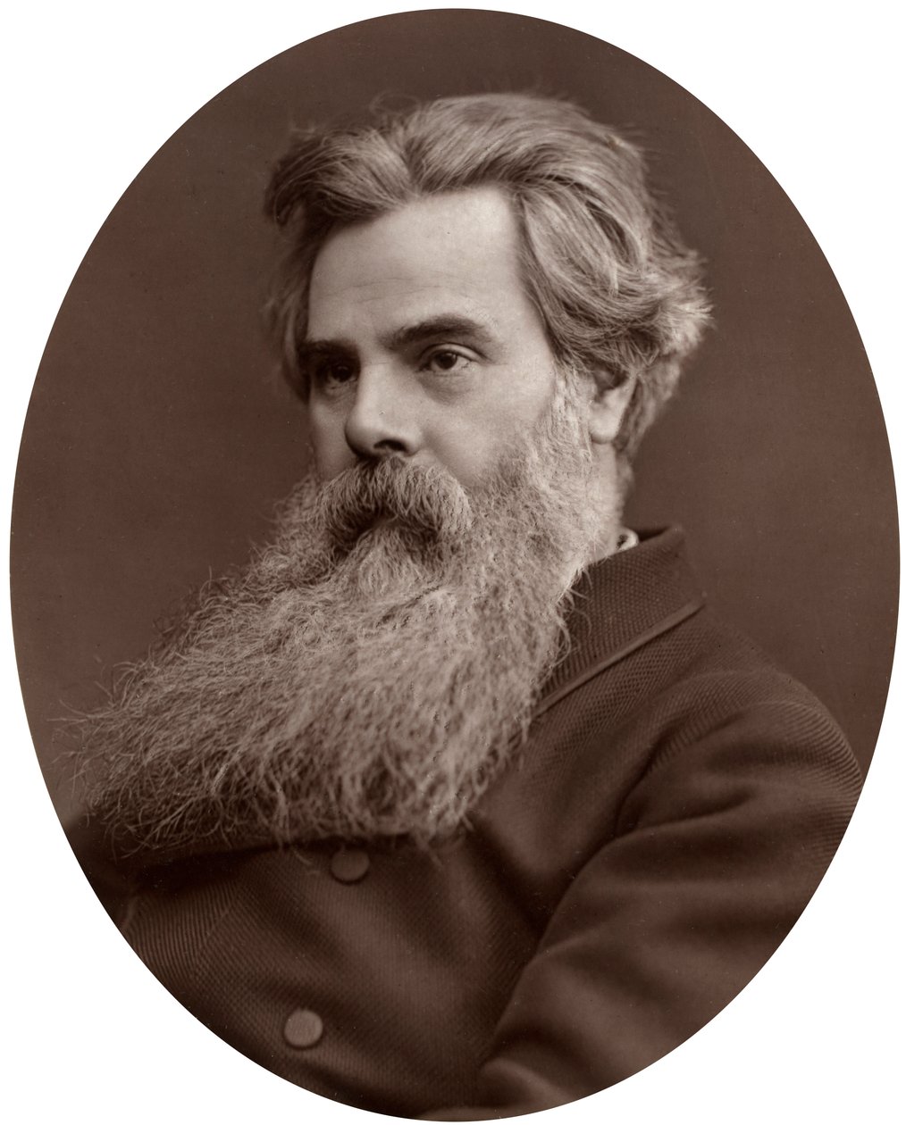 Thomas Woolner, RA, Professore di Scultura alla Royal Academy, 1877 da Lock and Whitfield