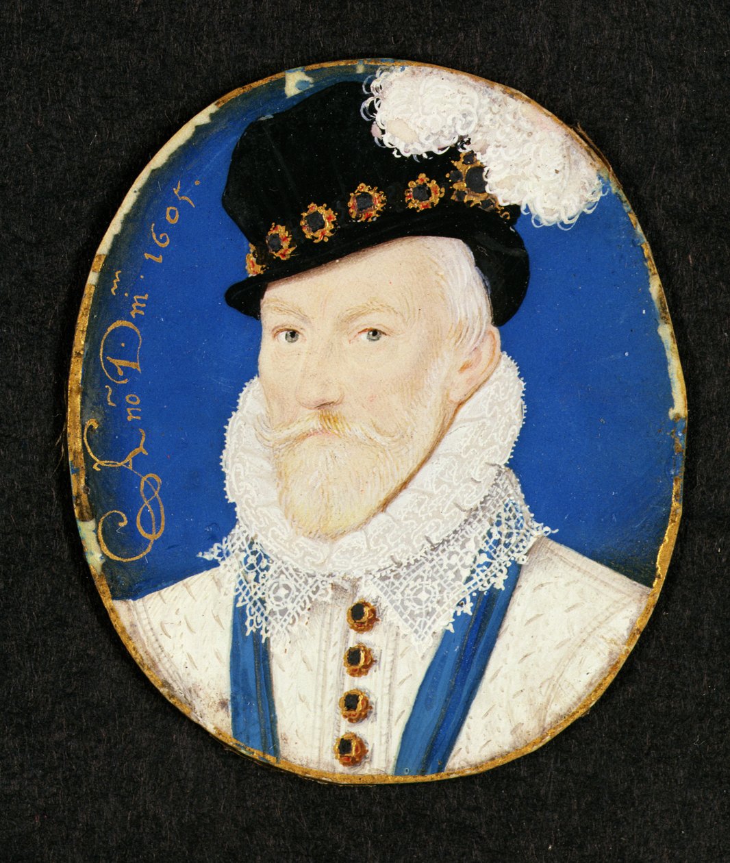 Miniatura di Lord Howard di Effingham da Lockley