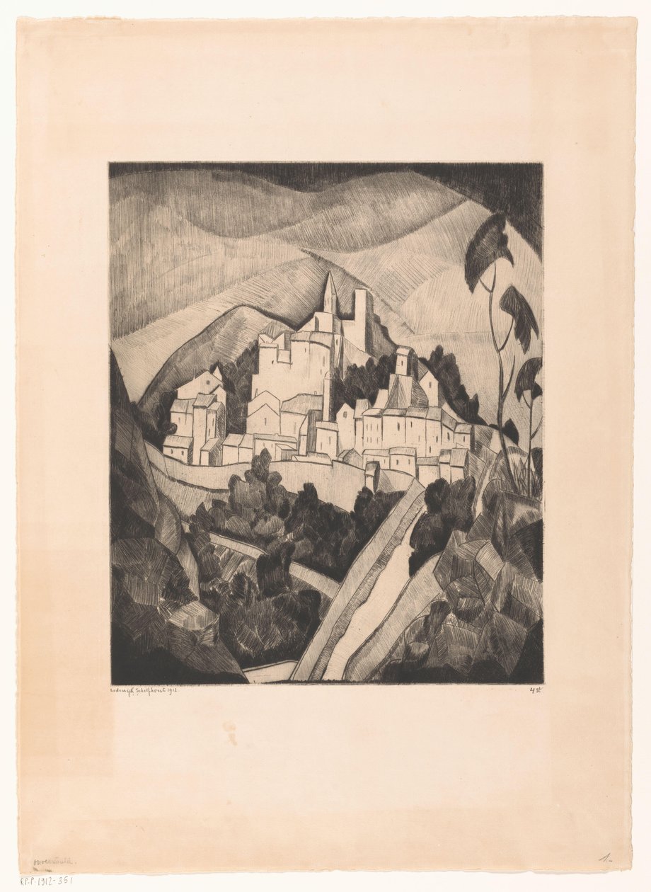 Les Angles I da Lodewijk Schelfhout (signed by artist)
