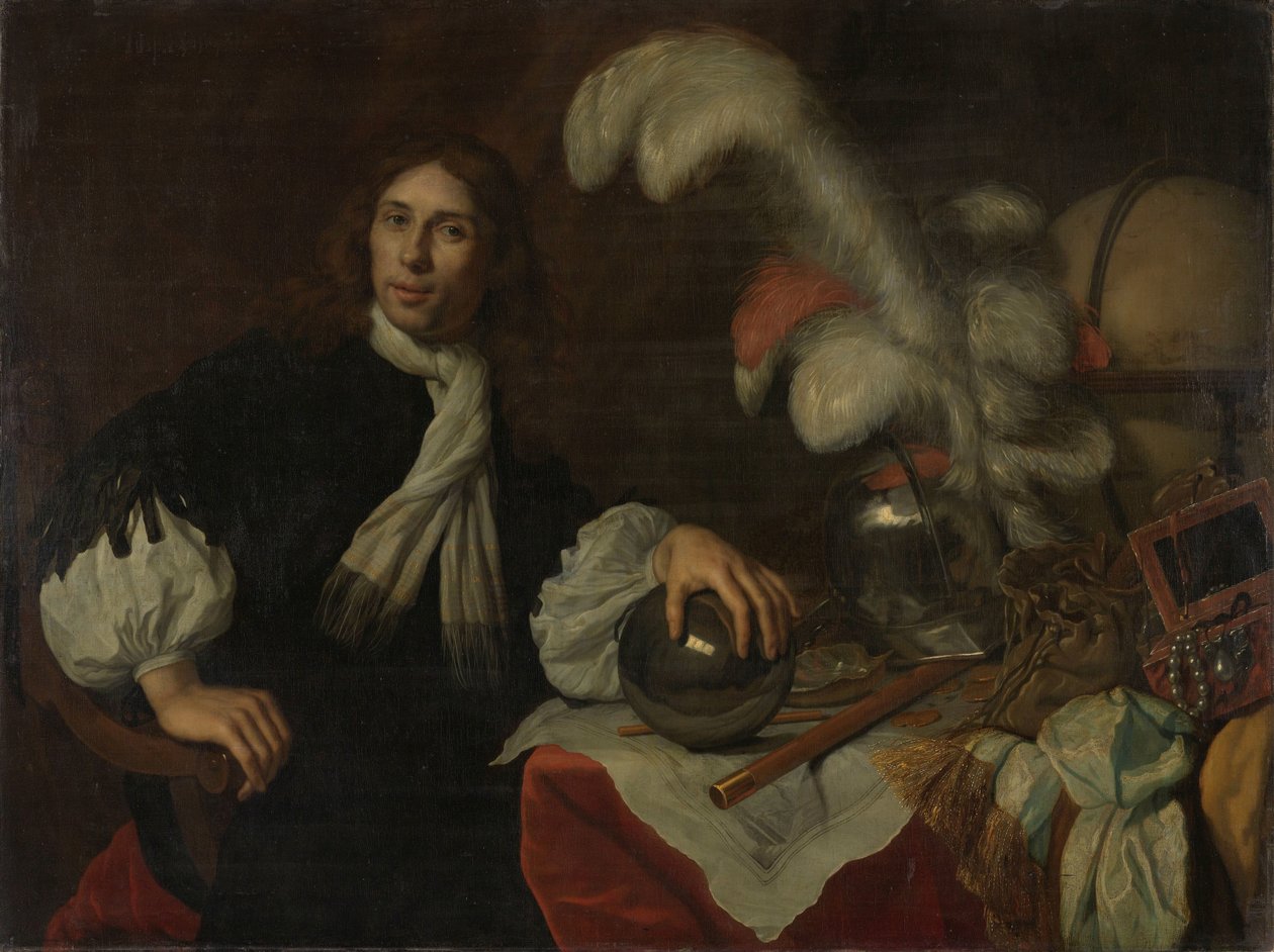 Ritratto Postumo di Aucke Stellingwerff, Ammiraglio della Frisia, Ucciso nel 1665 a Lowestoft da una Palla di Cannone da Lodewijk van der Helst