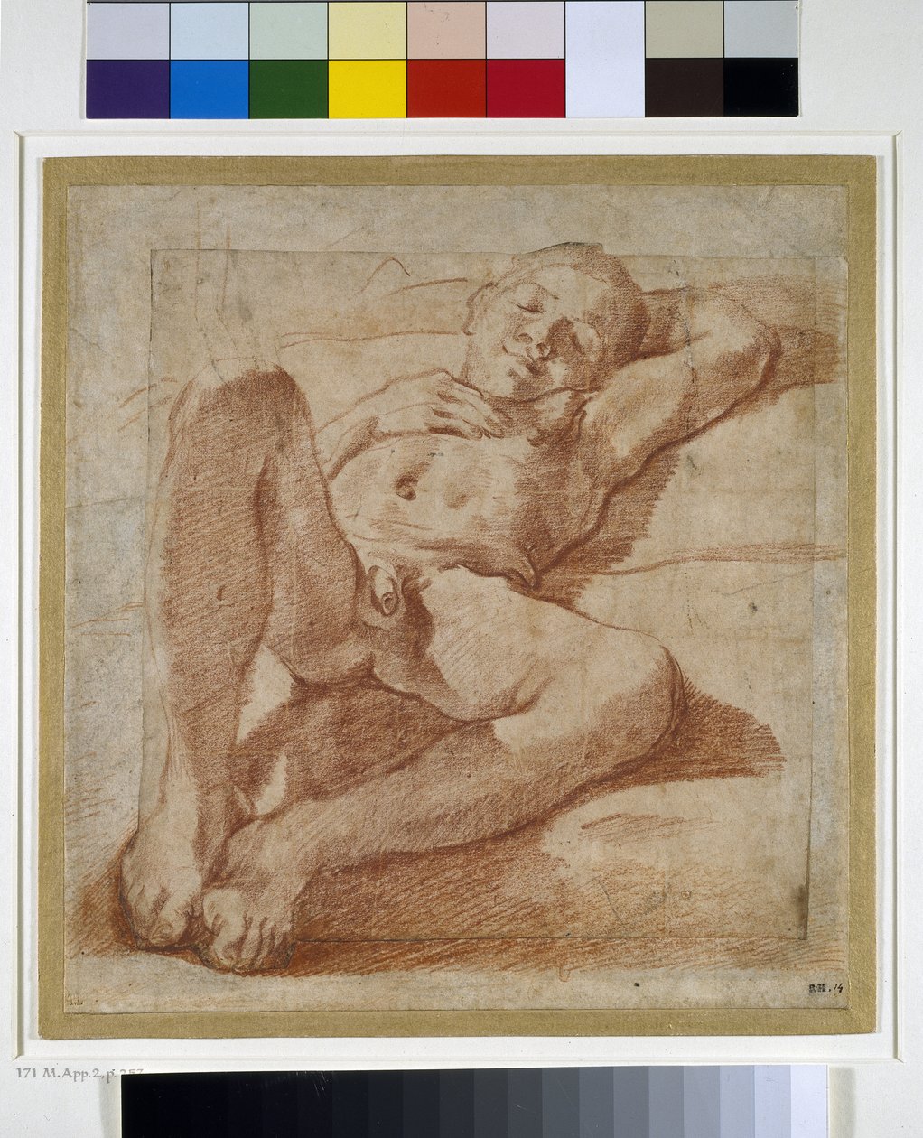 Studio di un ragazzo nudo da Lodovico Carracci