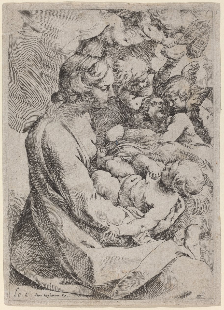 Madonna col Bambino e Angeli da Lodovico Carracci