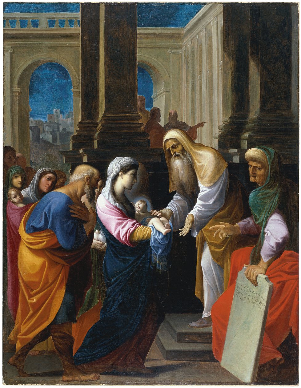 La presentazione al tempio da Lodovico Carracci