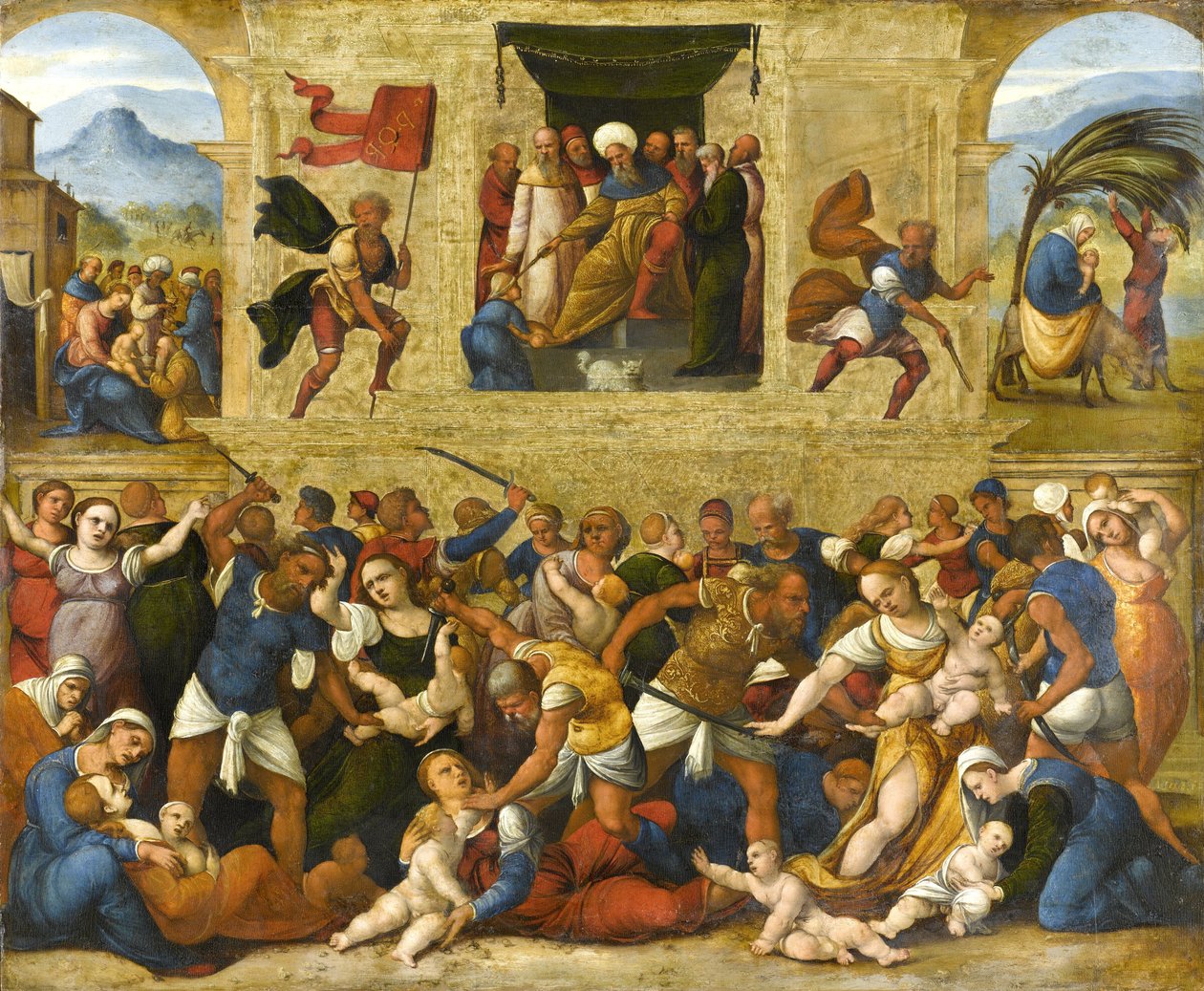 Il massacro degli innocenti da Lodovico Mazzolino