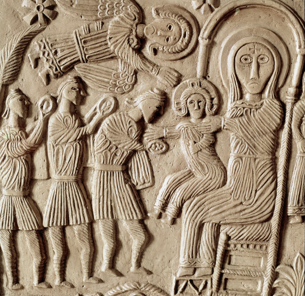 Archeologia del Medioevo: adorazione dei Magi da Lombard School
