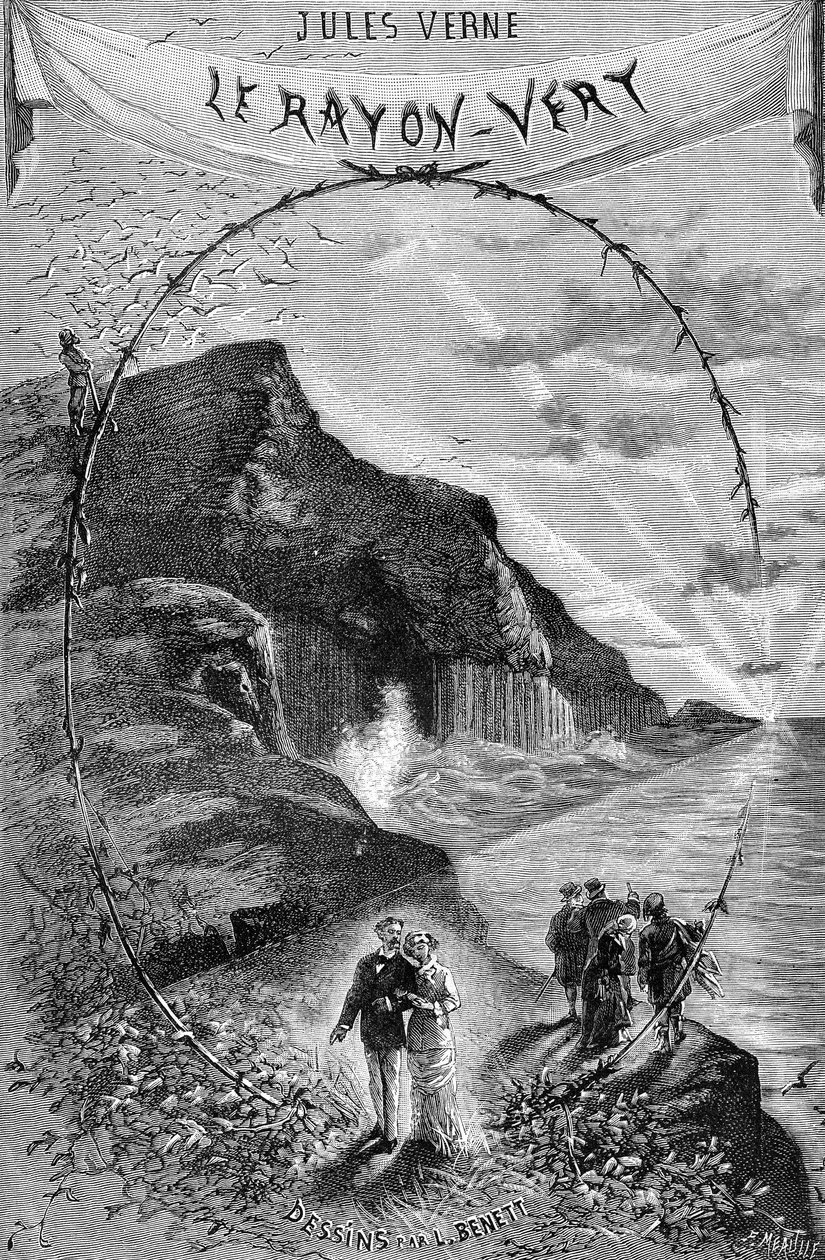 Frontespizio del romanzo di Jules Verne 