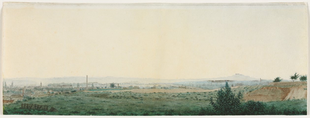 Paesaggio vicino a Parigi da Léon Bonvin
