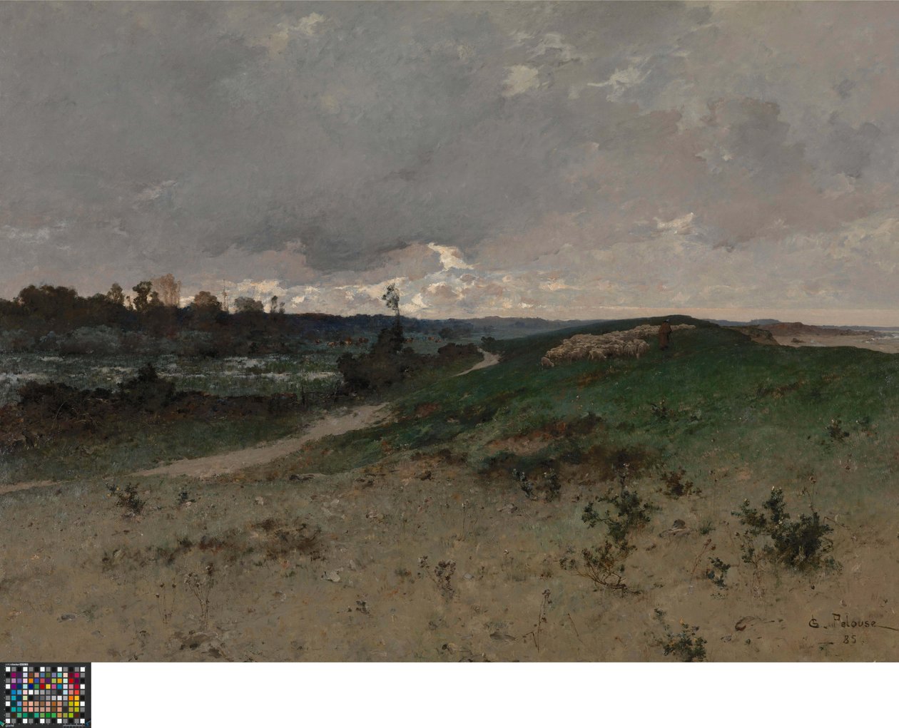 Paesaggio vicino a Saint-Jean-le-Thomas (Normandia) da Leon Germain Pelouse