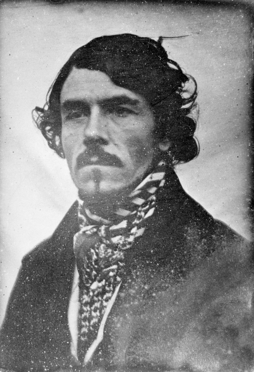 Ritratto di Eugène Delacroix, 1842 (dagherrotipo) da Léon Riesener