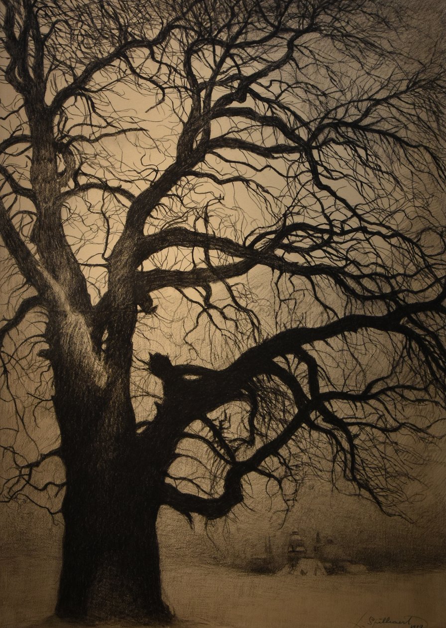Léon Spilliaert (1881-1946) Albero in inverno Brafa 2019 31-01-2019 da Leon Spilliaert