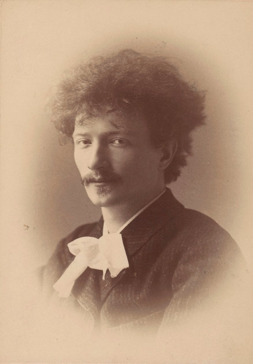 Ritratto del compositore Ignacy Jan Paderewski da London . Photo studio Elliott and