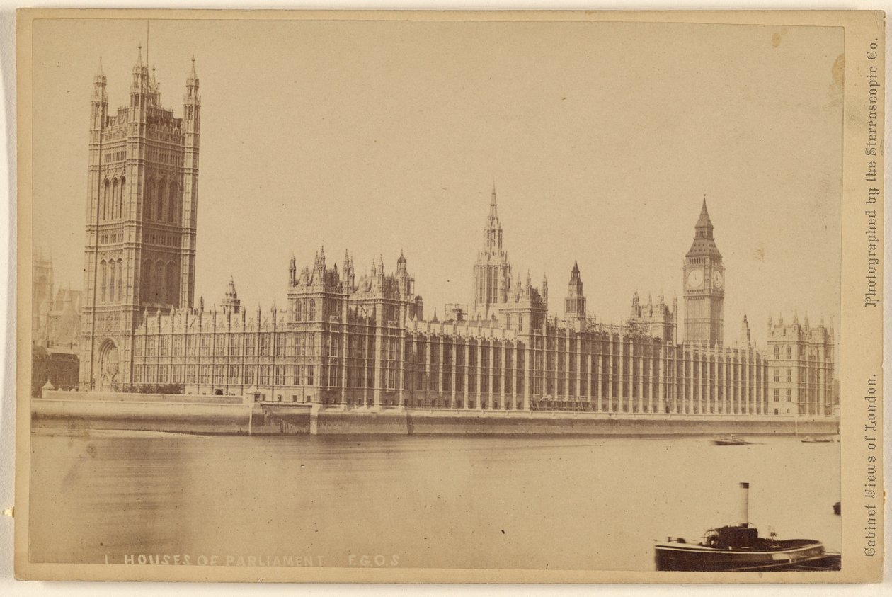 Il Parlamento. da London Stereoscopic and Photographic Company