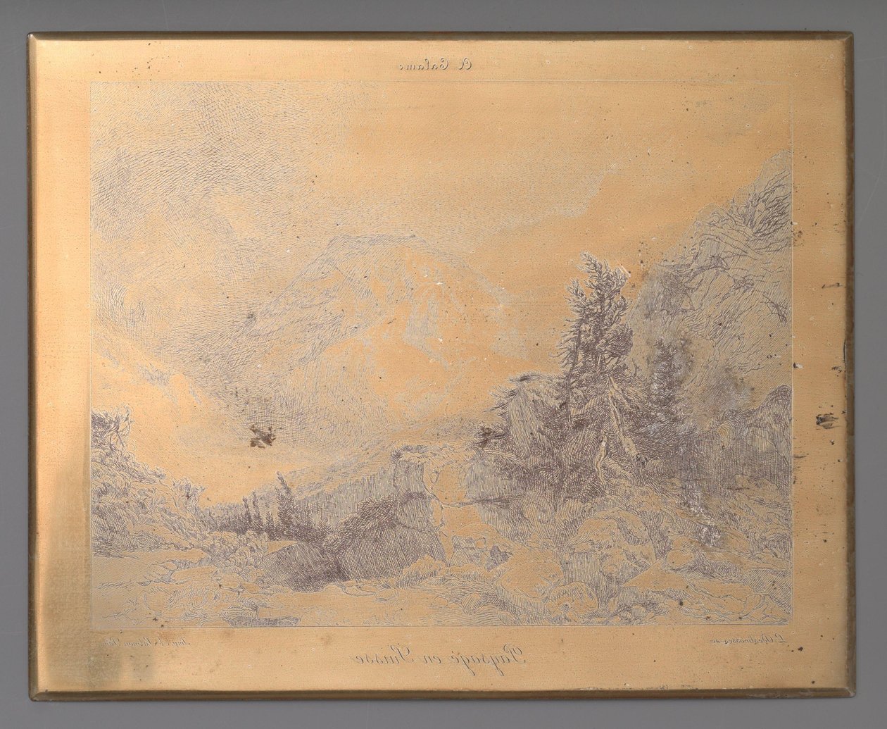 Paesaggio in Svizzera da Léopold Desbrosses