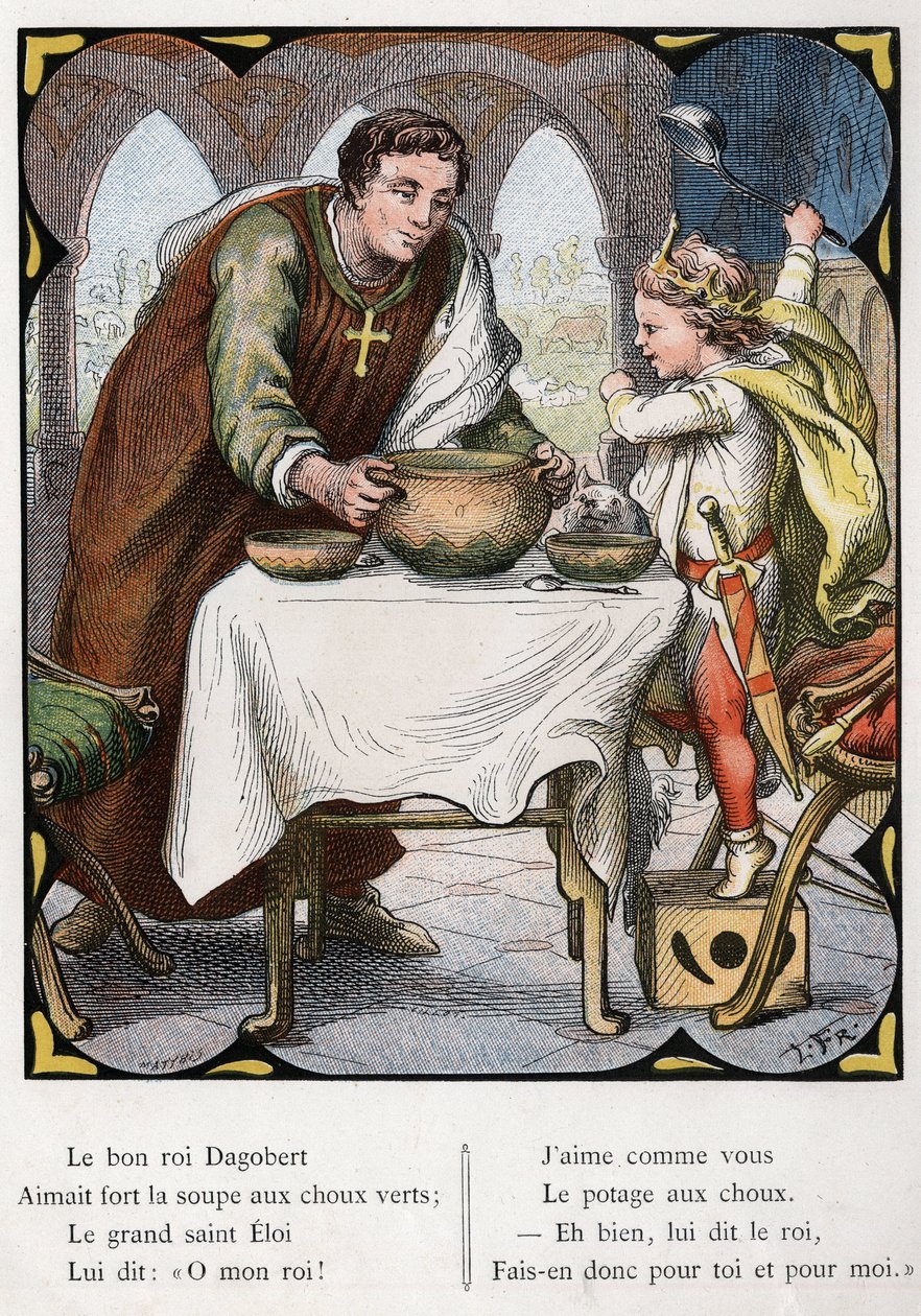 Illustrazione di Lorenz Frolich (1820-1908) per la canzone popolare 
