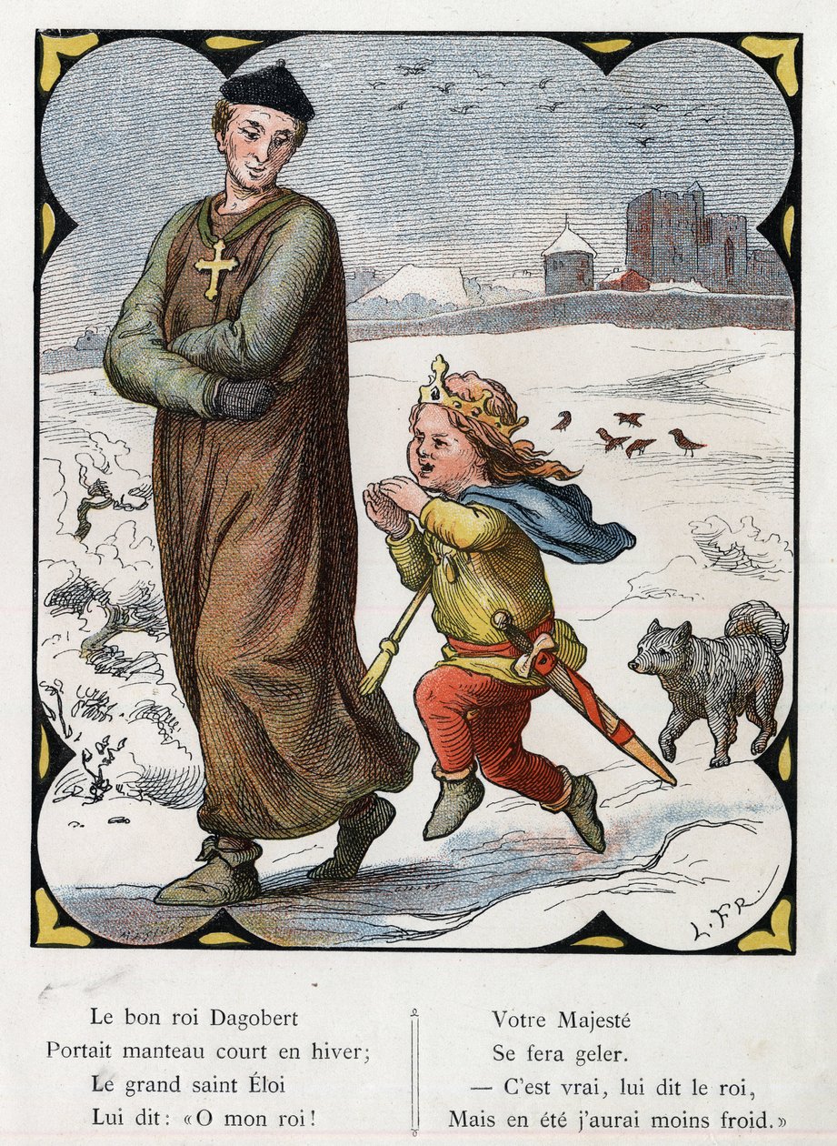 Illustrazione di Lorenz Frolich (1820-1908) per la canzone popolare 