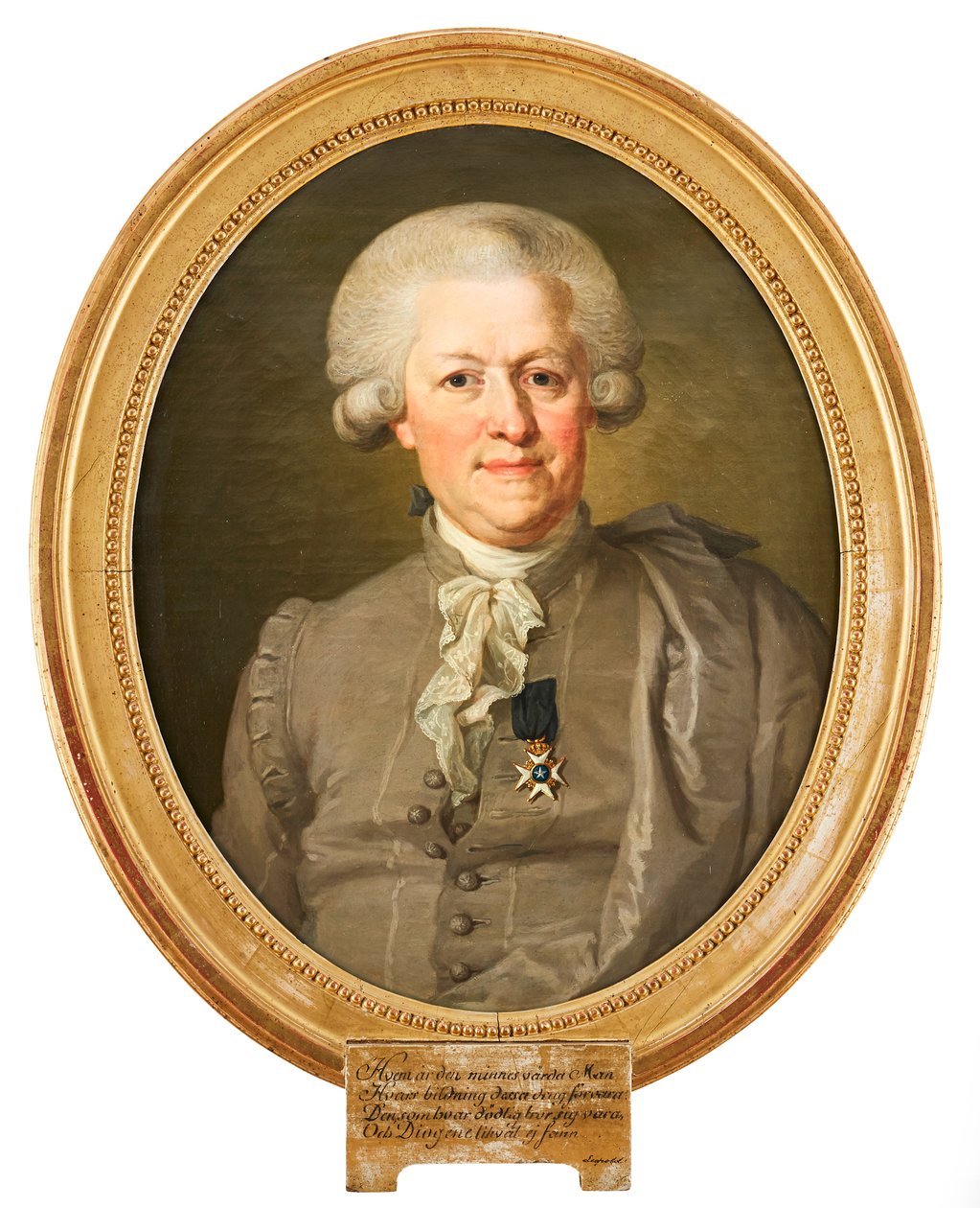 Ritratto del Governatore Nils von Rosenstein in abito nazionale con l