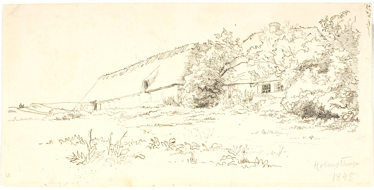 Casa di contadini. Holmstrup da Lorenz Frølich