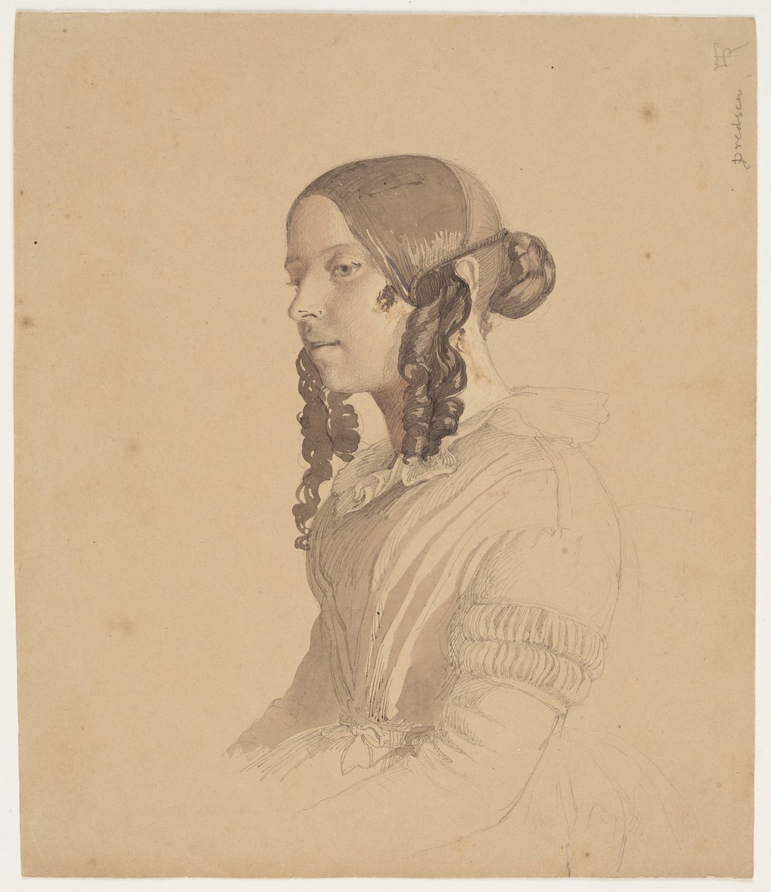 Ritratto di donna (Helene v. Germadt) da Lorenz Frølich