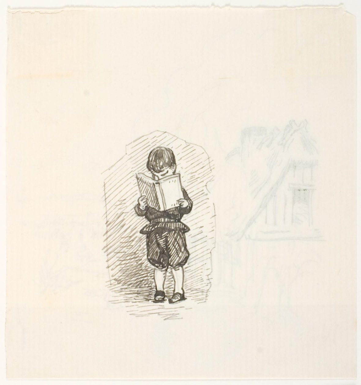Ragazzo che legge un libro da Lorenz Frølich