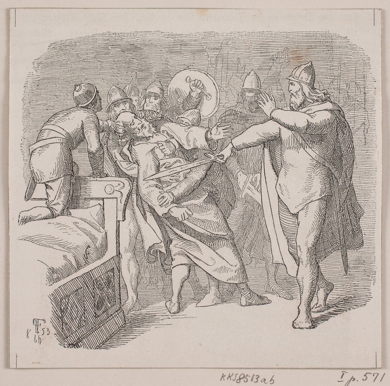 Illustrazione per "Mellemriget og opløsningstilstanden" da Lorenz Frølich