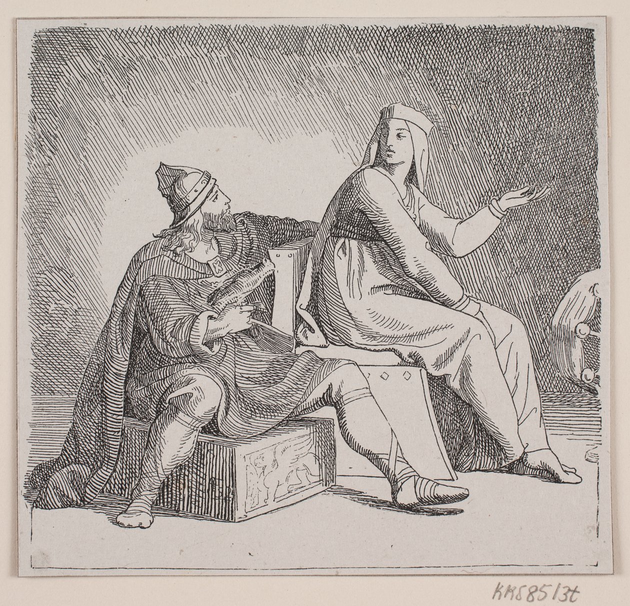 Illustrazione per "La Spedizione di Svend Tveskæg in Inghilterra e la Battaglia di Svold" da Lorenz Frølich